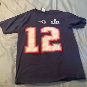 Tom Brady Super Bowl LII t-shirt size adult small